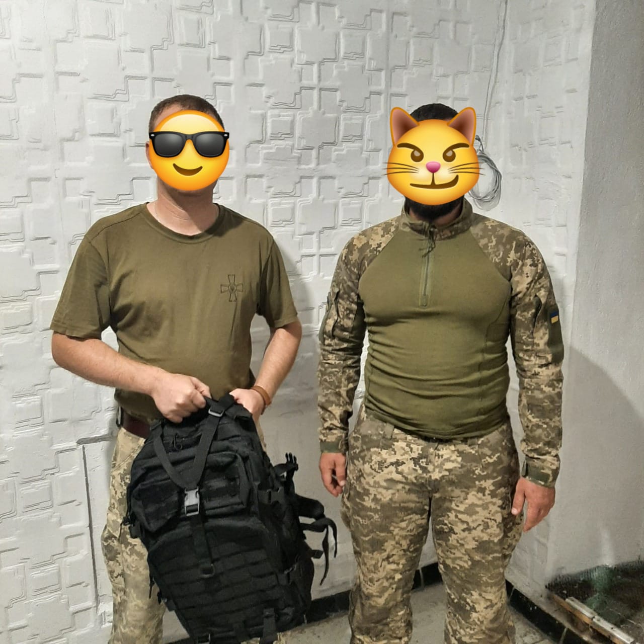 Окремий інженерно-технічний батальйон командуваня сил підтримки дякує за повністю персонально споряджений медрюкзак та наповнення.